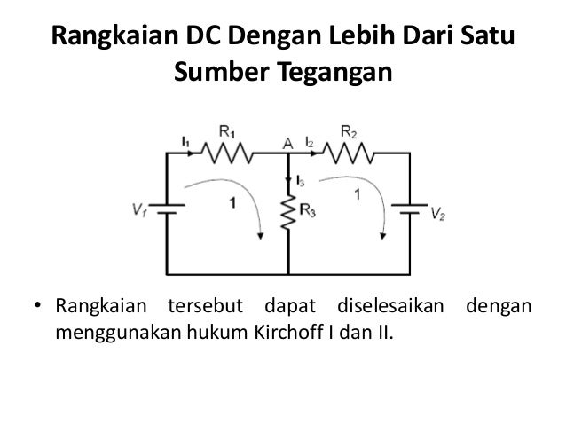 Rangkaian listrik arus searah  pert 2  Rangkaian listrik arus searah  pert 2