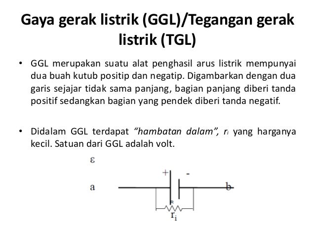 Rangkaian listrik arus searah  pert 2  Rangkaian listrik arus searah  pert 2