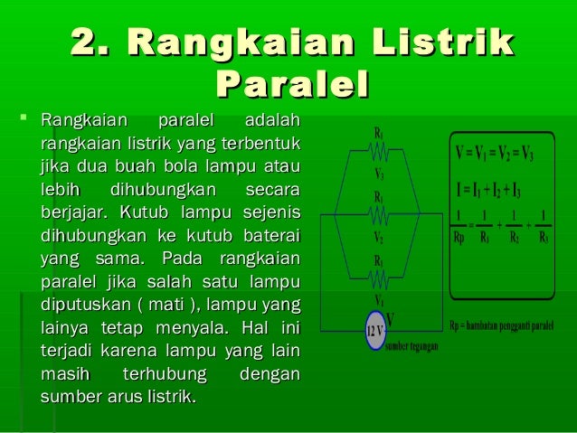 Rangkaian listrik dan daya listrik Rangkaian listrik dan daya listrik