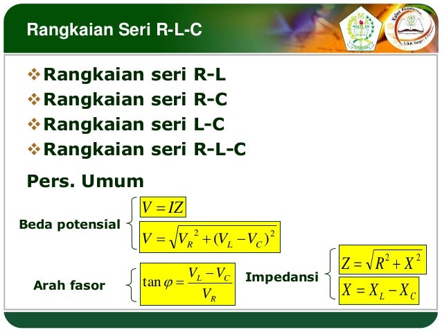 Rangkaian Seri RLC dan Resonansi