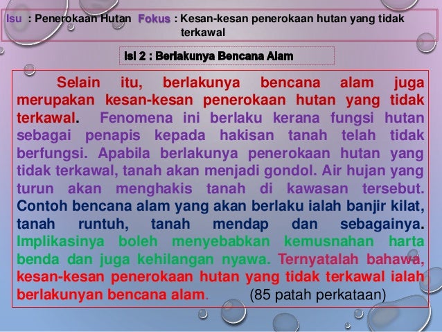 Soalan Tentang Isu Semasa - Contoh Sep