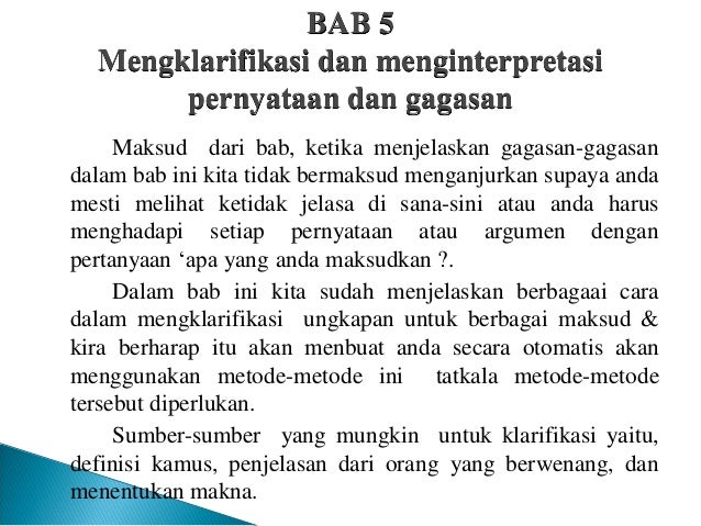 Rangkuman buku berpikir kritis