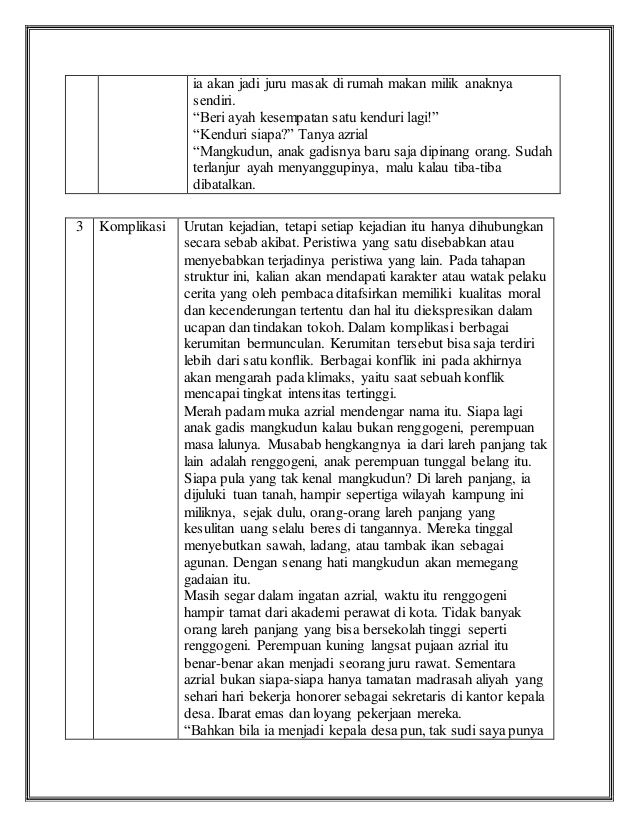 Rangkuman cerpen juru masak dan sulaiman pergi ke tanjung