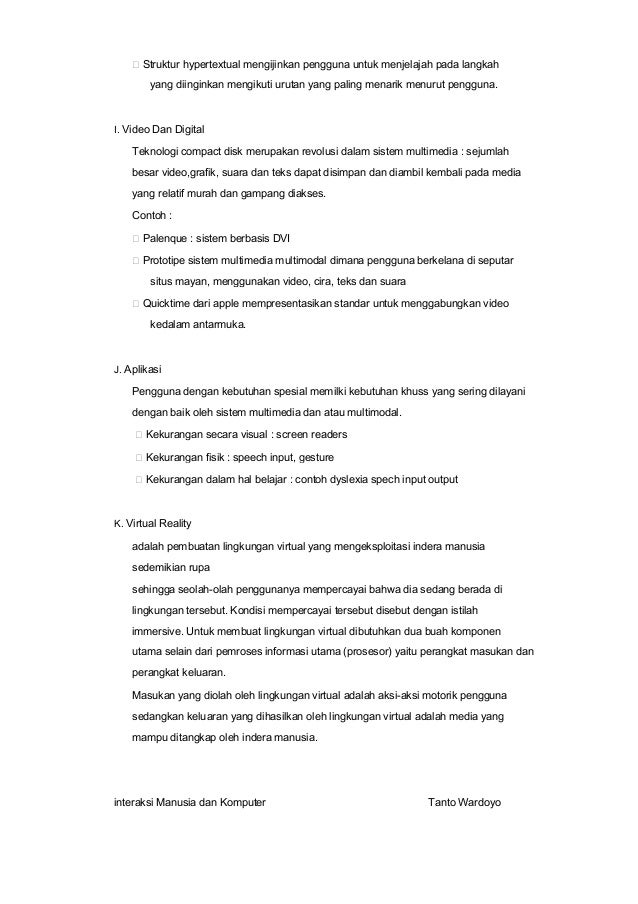 Interaksi Manusia Dengan Komputer