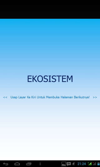 EKOSISTEM
 