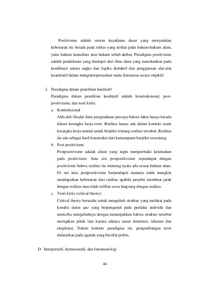 Rangkuman Lima Buku Penelitian Kualitatif