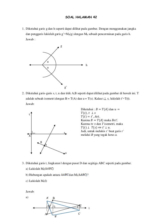 Soal Dan Pembahasan Transformasi Geometri Pdf Guru Ilmu Sosial
