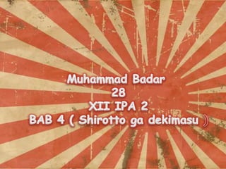 Rangkuman materi bahasa jepang bab 1-6 12 SMA