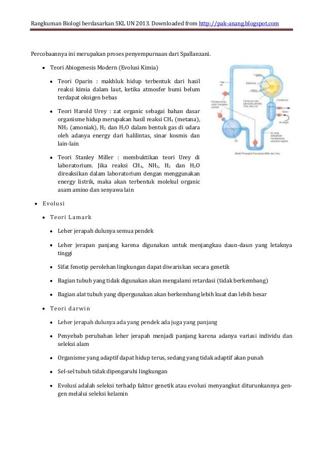 Rangkuman Materi Biologi Sma Rangkuman Materi Biologi Sma