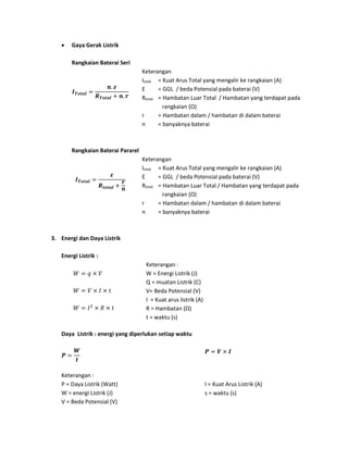 Soal listrik dinamis kelas 9 pdf
