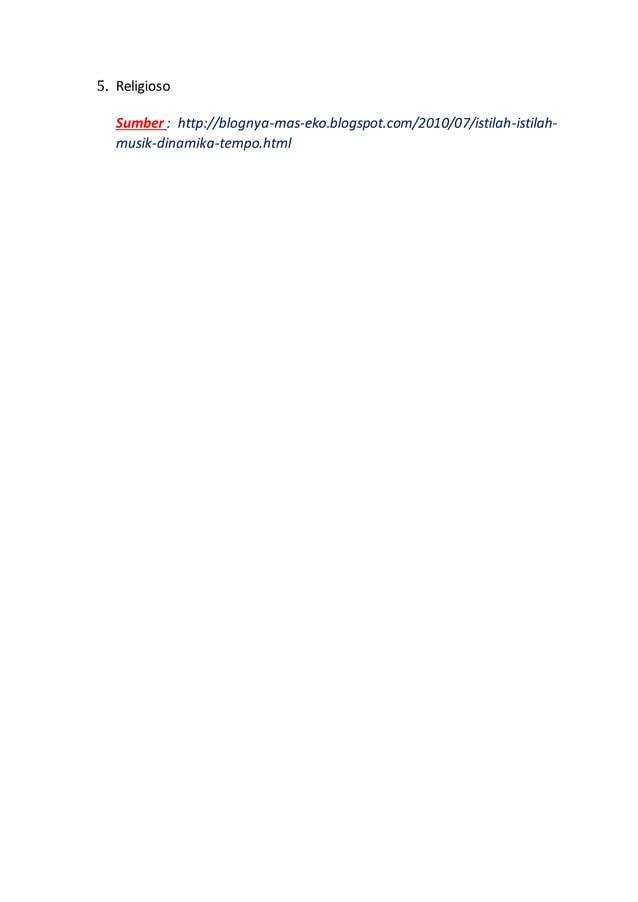 TANDA TEMPO, DINAMIKA, EKSPRESI (SENMUS)!! | DOCX