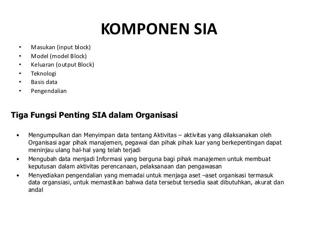 Sistem Informasi Akuntansi