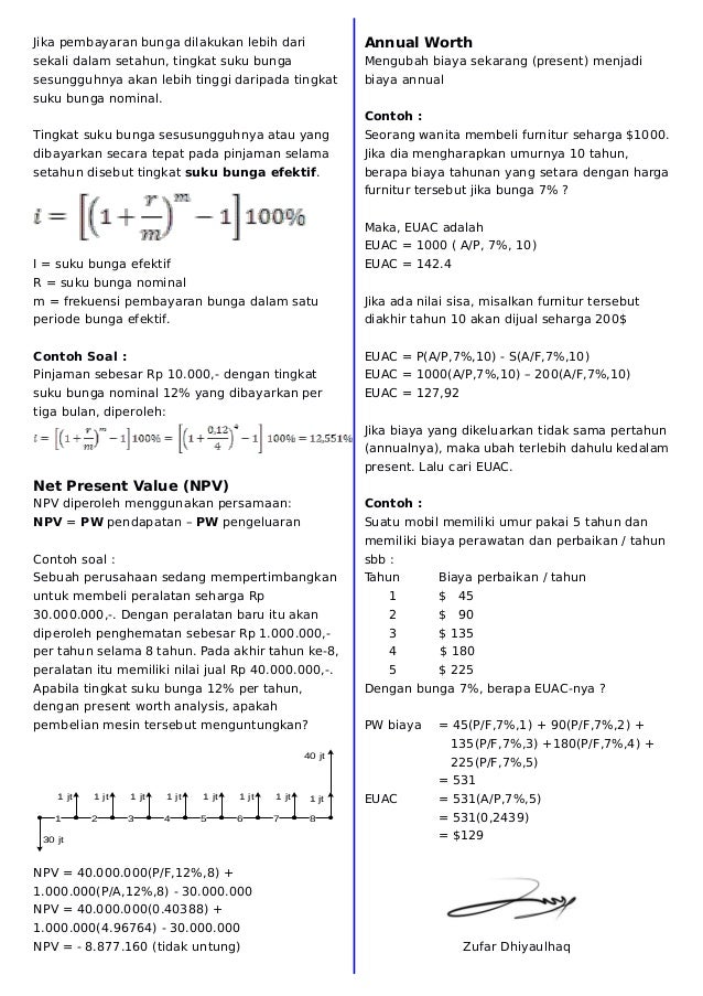 Rangkuman Uts Ekonomi Teknik Telkom University
