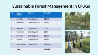 Rangpur Collaborative Forest Management in Nepal | PPTX