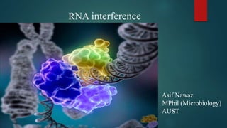RNA interference
Asif Nawaz
MPhil (Microbiology)
AUST
 