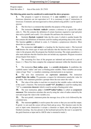 C programming course material | PDF