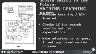 • Machine Learning / AI-
Powered
• Checks if the search
results met user
expectations
• Make adjustments to query
& rankin...