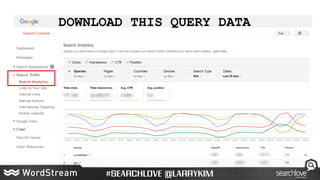 DOWNLOAD THIS QUERY DATA
 