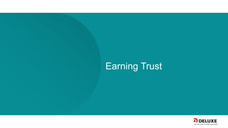 Earning Trust
 
