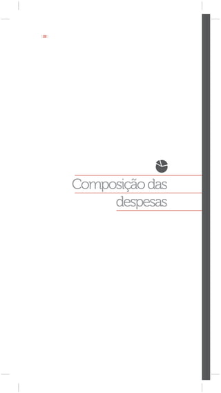 [ 22 ]




         Composição das
              despesas
 