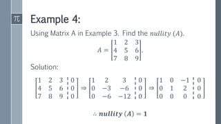 Nullity Math Rank, Nullity, and Fundamental Matrix Spaces.pptx