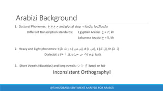SenZi: A Sentiment Analysis Lexicon for the Latinised Arabic (Arabizi ...