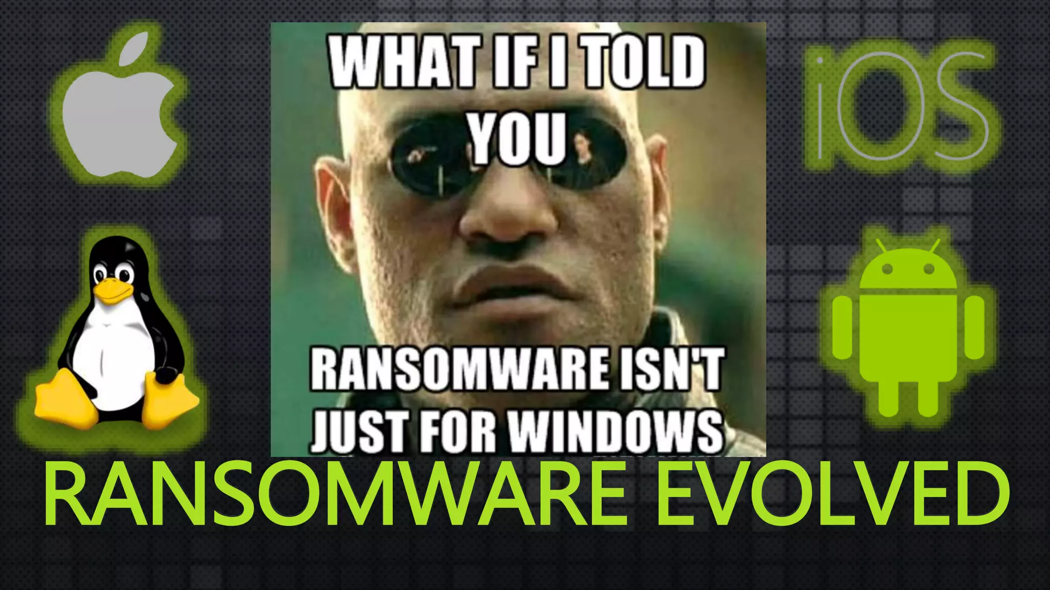 RANSOMWARE EVOLVED
 