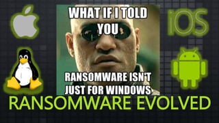 RANSOMWARE EVOLVED
 