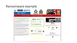 Ransomware Encryption Example Analysing Ransomware | PDF