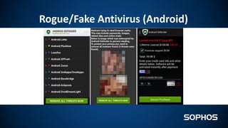 Rogue/Fake Antivirus (Android)
 