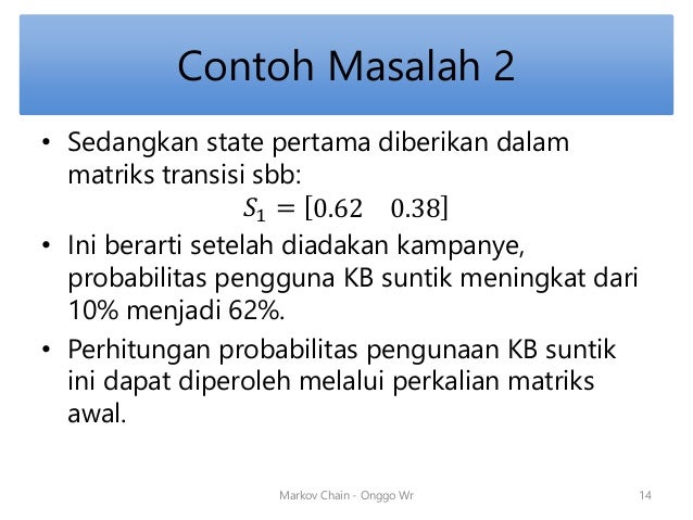 Contoh Soal Dan Jawaban Rantai Markov Contoh Soal Terbaru