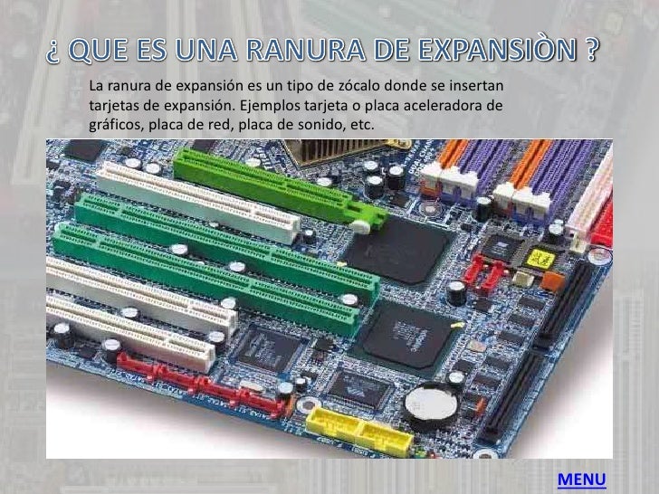 Ranuras De Expansion
