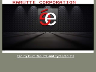 Est. by Curt Ranutte and Tyra Ranutte 