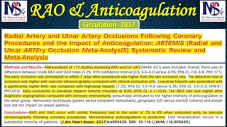 Radial Artery Occlusion ( RAO ) | PDF
