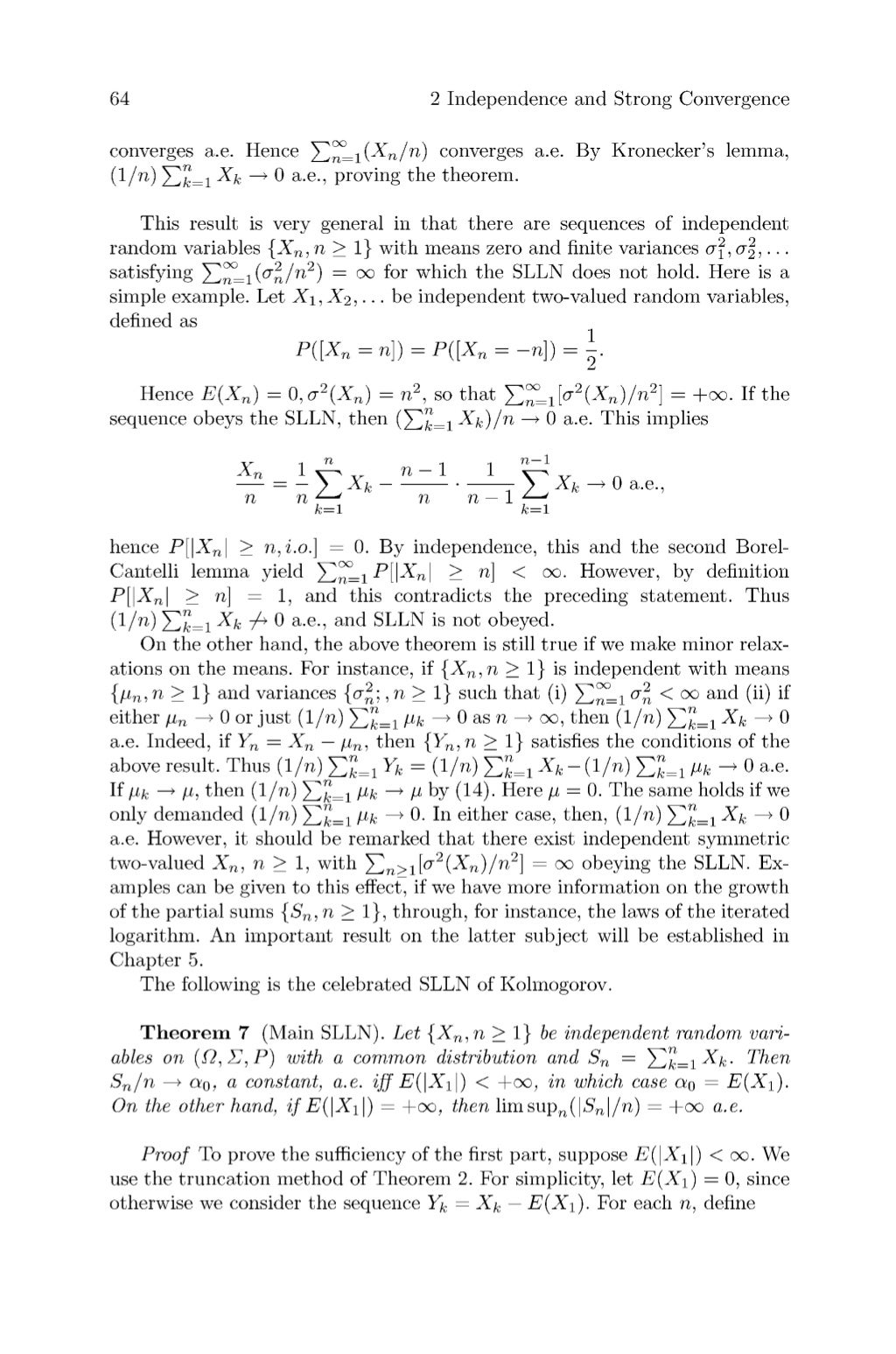 Rao probability theory with applications