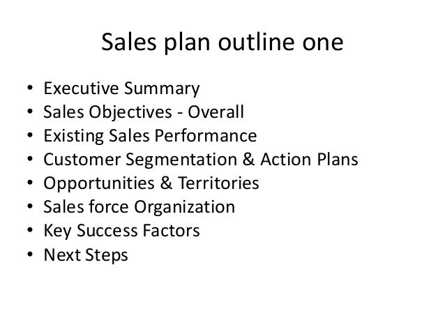 sales planning training seminar workshop sales plan outline