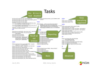 N o 	
   B i n a r y	
                                                            Tasks	
  
                                                                                   Task	
   disabled	
  
No	
  binary	
  found	
  with	
  this	
  name:	
  setupBclToQseq.py	
                                 biongs	
  convert:qseq:fastq:samples_by_lane	
  SAMPLES	
  LANE	
                                    project	
  
                                                                                                                                                                                                                                                                                                                                                    Keep	
  
                                                                                                                                   OUTPUT	
  
No	
  binary	
  found	
  with	
  this	
  name:	
  fastq_quality_boxplot_graph.sh	
  
No	
  binary	
  found	
  with	
  this	
  name:	
  blastn	
  
                                                                                                                                                                                                           -­‐-­‐-­‐-­‐-­‐-­‐-­‐	
  
                                                                                                                                                                                                           biongs	
  project:new	
  [NAME]	
  	
                                                                                                  everything	
  
No	
  binary	
  found	
  with	
  this	
  name:	
  blastx	
                                            history	
                                                                                            biongs	
  project:update	
  [TYPE]	
  
WARNING:	
  no	
  program	
  is	
  associated	
  with	
  BCLQSEQ	
  task,	
  does	
   -­‐-­‐-­‐-­‐-­‐-­‐-­‐	
  
                          not	
  make	
  sense	
  to	
  create	
  a	
  thor	
  task.	
                biongs	
  history:8	
  	
  	
  	
  	
  	
  #	
  Task	
  convert:illumina:de:isoform	
  
                                                                                                                                                                                                                                                                                                                                                  organized	
  
                                                                                                                                                                                                           quality	
  
WARNING:	
  no	
  program	
  is	
  associated	
  with	
  BLASTN	
  task,	
  does	
  not	
                                          PARAMETERS:	
  /Users/bonnalraoul/Desktop/
                          make	
  sense	
  to	
  create	
  a	
  thor	
  task.	
                                                    RRep16giugno/DE_lane1-­‐2-­‐3-­‐4-­‐6-­‐8/DE_lane1-­‐2-­‐3-­‐4-­‐6-­‐8/ -­‐-­‐-­‐-­‐-­‐-­‐-­‐	
  
                                                                                                                                   isoform_exp.diﬀ	
  /Users/bonnalraoul/Desktop/                          biongs	
  quality:boxplot	
  FASTQ_QUALITY_STATS	
  
WARNING:	
  no	
  program	
  is	
  associated	
  with	
  BLASTX	
  task,	
  does	
  not	
  
                                                                                                                                   RRep16giugno/COMPARE_lane1-­‐2-­‐3-­‐4-­‐6-­‐8/COMPA...	
   biongs	
  quality:fastq_stats	
  FASTQ	
  
	
  make	
  sense	
  to	
  create	
  a	
  thor	
  task.	
                                                                                                                                                  biongs	
  quality:illumina_b_proﬁle_raw	
  FASTQ	
  -­‐-­‐read-­‐length=N	
  
bwa	
                                                                                                 homology	
                                                                                           biongs	
  quality:illumina_b_proﬁle_svg	
  FASTQ	
  -­‐-­‐read-­‐length=N	
  	
  
-­‐-­‐-­‐	
                                                                                           -­‐-­‐-­‐-­‐-­‐-­‐-­‐-­‐	
                                                                           biongs	
  quality:reads	
  FASTQ	
  
biongs	
  bwa:aln:long	
  [FASTQ]	
  -­‐-­‐ﬁle-­‐out=FILE_OUT	
  -­‐-­‐preﬁx=PREFIX	
  biongs	
  homology:convert:blast2text	
  [XML	
  FILE]	
  -­‐-­‐ﬁle-­‐                                              biongs	
  quality:reads_coverage	
  FASTQ_QUALITY_STATS	
  
biongs	
  bwa:aln:short	
  [FASTQ]	
  -­‐-­‐ﬁle-­‐out=FILE_OUT	
  -­‐-­‐                                                           out=FILE_OUT	
                                                          biongs	
  quality:scacerplot	
  EXPR1	
  EXPR2	
  OUTPUT	
  
                          preﬁx=PREFIX	
  
biongs	
  bwa:index:long	
  [FASTA]	
  
                                                                                                      biongs	
  homology:convert:go2json	
  
                                                                                                                                                                                           Repor(ng	
      biongs	
  quality:trim	
  FASTQ	
  	
  	
  	
  	
  	
  	
  	
  	
  	
  	
  	
  	
  	
  	
  	
  	
  	
  	
  	
  	
  	
  	
  	
  	
  	
  	
  	
  	
  	
  	
  	
  	
  	
  	
  	
  	
  
biongs	
  bwa:index:short	
  [FASTA]	
  
biongs	
  bwa:sam:paired	
  -­‐-­‐fastq=one	
  two	
  three	
  -­‐-­‐ﬁle-­‐
                                                                                             Recall	
  an	
  
                                                                                                      biongs	
  homology:db:export	
  [TABLE]	
  -­‐-­‐ﬁleout=FILEOUT	
                                    rna	
  
                                                                                                      biongs	
  homology:db:init	
                                                                         -­‐-­‐-­‐	
  
                                                                                               old	
  
                          out=FILE_OUT	
  -­‐-­‐preﬁx=PREFIX	
  -­‐-­‐sai=one	
  two	
  three	
  	
  
                          biongs	
  bwa:sam:single	
  [SAI]	
  -­‐-­‐fastq=FASTQ	
  -­‐-­‐ﬁle-­‐
                          out=FILE_OUT	
  -­‐-­‐preﬁx=PREFIX	
  
                                                                                                      biongs	
  homology:download:all	
  
                                                                                                      biongs	
  homology:download:goannota(on	
  	
  
                                                                                                                                                                                                           biongs	
  rna:compare	
  GTF_REF	
  OUTPUTDIR	
  
                                                                                                                                                                                                                                     GTFS_QUANTIFICATION	
  

convert	
  
                                                                                             analysis	
  
                                                                                                      biongs	
  homology:download:uniprot	
  
                                                                                                      biongs	
  homology:load:blast	
  [FILE]	
  
                                                                                                                                                                                                           biongs	
  rna:idx2fasta	
  INDEX	
  FASTA	
  
                                                                                                                                                                                                           biongs	
  rna:mapquant	
  DIST	
  INDEX	
  OUTPUTDIR	
  FASTQS	
  
-­‐-­‐-­‐-­‐-­‐-­‐-­‐	
                                                                               biongs	
  homology:load:goa	
                                                                        biongs	
  rna:quant	
  GTF	
  OUTPUTDIR	
  BAM	
  
biongs	
  convert:bam:extract_genes	
  BAM	
  GENES	
  -­‐-­‐ensembl-­‐                               biongs	
  homology:report:blast	
                                                                    biongs	
  rna:tophat	
  DIST	
  INDEX	
  OUTPUTDIR	
  FASTQS	
  
                          release=N	
  -­‐o,	
  -­‐-­‐output=OUTPUT	
  
biongs	
  convert:bam:merge	
  -­‐i,	
  -­‐-­‐input-­‐bams=one	
  two	
  three	
                      ontology	
                                                                                           sﬀ	
  
biongs	
  convert:bam:sort	
  BAM	
  [PREFIX]	
                                                       -­‐-­‐-­‐-­‐-­‐-­‐-­‐-­‐	
                                                                           -­‐-­‐-­‐	
  
biongs	
  convert:bcl:qseq:convert	
  RUN	
  OUTPUT	
  [JOBS]	
  	
                                   biongs	
  ontology:db:export	
  [TABLE]	
  -­‐-­‐ﬁleout=FILEOUT	
                                    biongs	
  sﬀ:extract	
  [FILE]	
  
biongs	
  convert:illumina:de:gene	
  DIFF	
  GTF	
                                                   biongs	
  ontology:db:init	
  
biongs	
  convert:illumina:de:isoform	
  DIFF	
  GTF	
                                                biongs	
  ontology:download:all	
  
biongs	
  convert:illumina:de:rename_qs	
  DIFF_FILE	
  NAMES	
                                       biongs	
  ontology:download:go	
  
biongs	
  convert:illumina:fastq:trim_b	
  FASTQ	
                                                    biongs	
  ontology:download:goslim	
  
biongs	
  convert:illumina:humanize:build_compare_kb	
  GTF	
                                         biongs	
  ontology:load:genego	
  [FILE]	
  
biongs	
  convert:illumina:humanize:isoform_exp	
  GTF	
  ISOFORM	
   biongs	
  ontology:load:go	
  [FILE]	
  
biongs	
  convert:qseq:fastq:by_ﬁle	
  FIRST	
  OUTPUT	
  
biongs	
  convert:qseq:fastq:by_lane	
  LANE	
  OUTPUT	
  
                                                                                                      biongs	
  ontology:report:go	
                                          Basic	
                                                                                            Advanced	
  
biongs	
  convert:qseq:fastq:by_lane_index	
  LANE	
  INDEX	
  OUTPUT	
  




July	
  15,	
  2011	
                                                                                                                                            BOSC,	
  Vienna,	
  Austria	
  
 