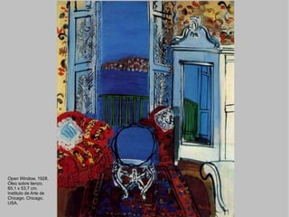 Open Window, 1928. Óleo sobre lienzo. 65,1 x 53,7 cm. Instituto de Arte de Chicago. Chicago. USA. 