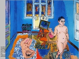 Las dos modelos1930. Óleo sobre tela. 81 x 100 cm. Colección particular. 