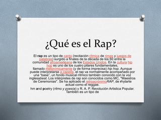 Que Es Rapping Rap | PPTX