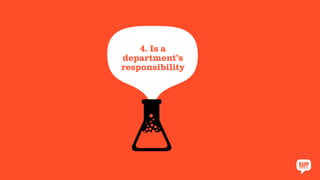 4. Is a
department’s
responsibility
 