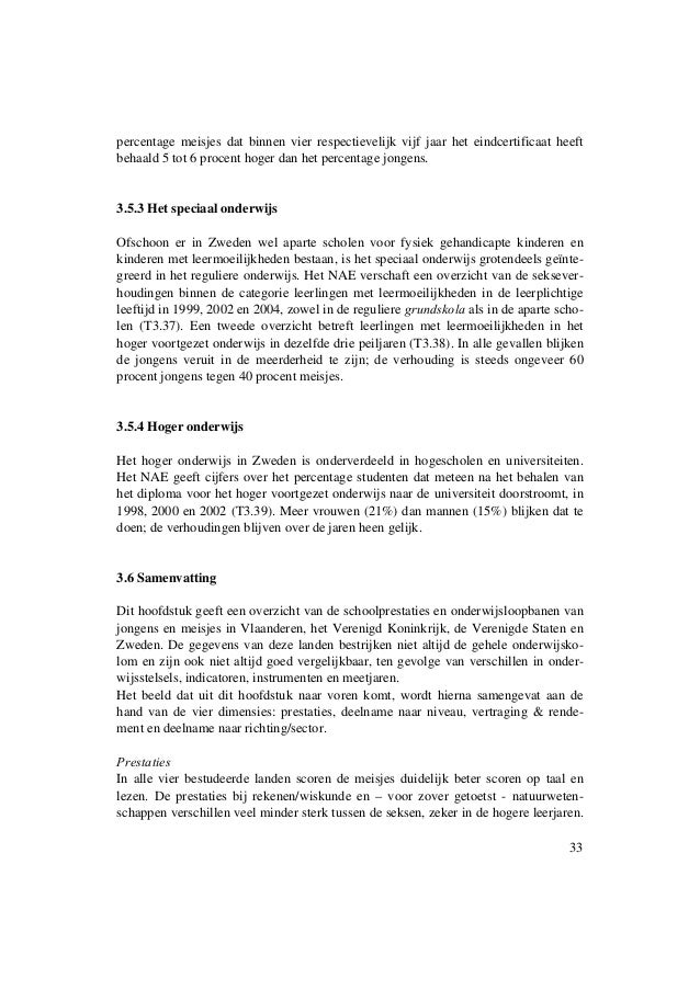 Annemarie Van Langen Geert Driessen 2006 Sekseverschillen In Ond