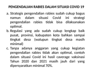 Tingkat Rabies RAPAT KOORDINASI DAN EVALUASI PENANGGULANGAN RABIES DI PROVINSI BALI 11 ...