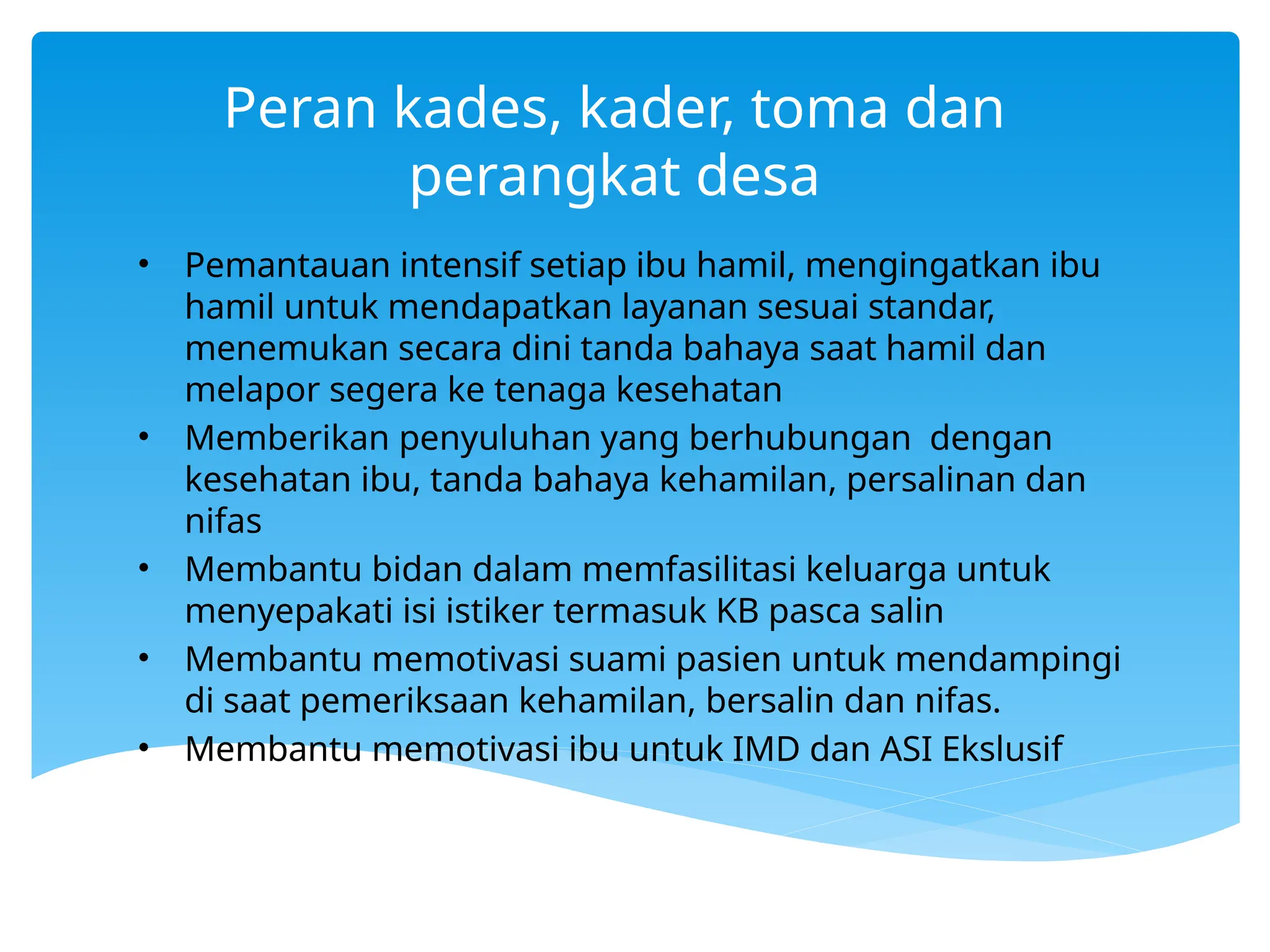 RAPAT KOORDINASI P4K untuk KADER POSYANDU | PPTX