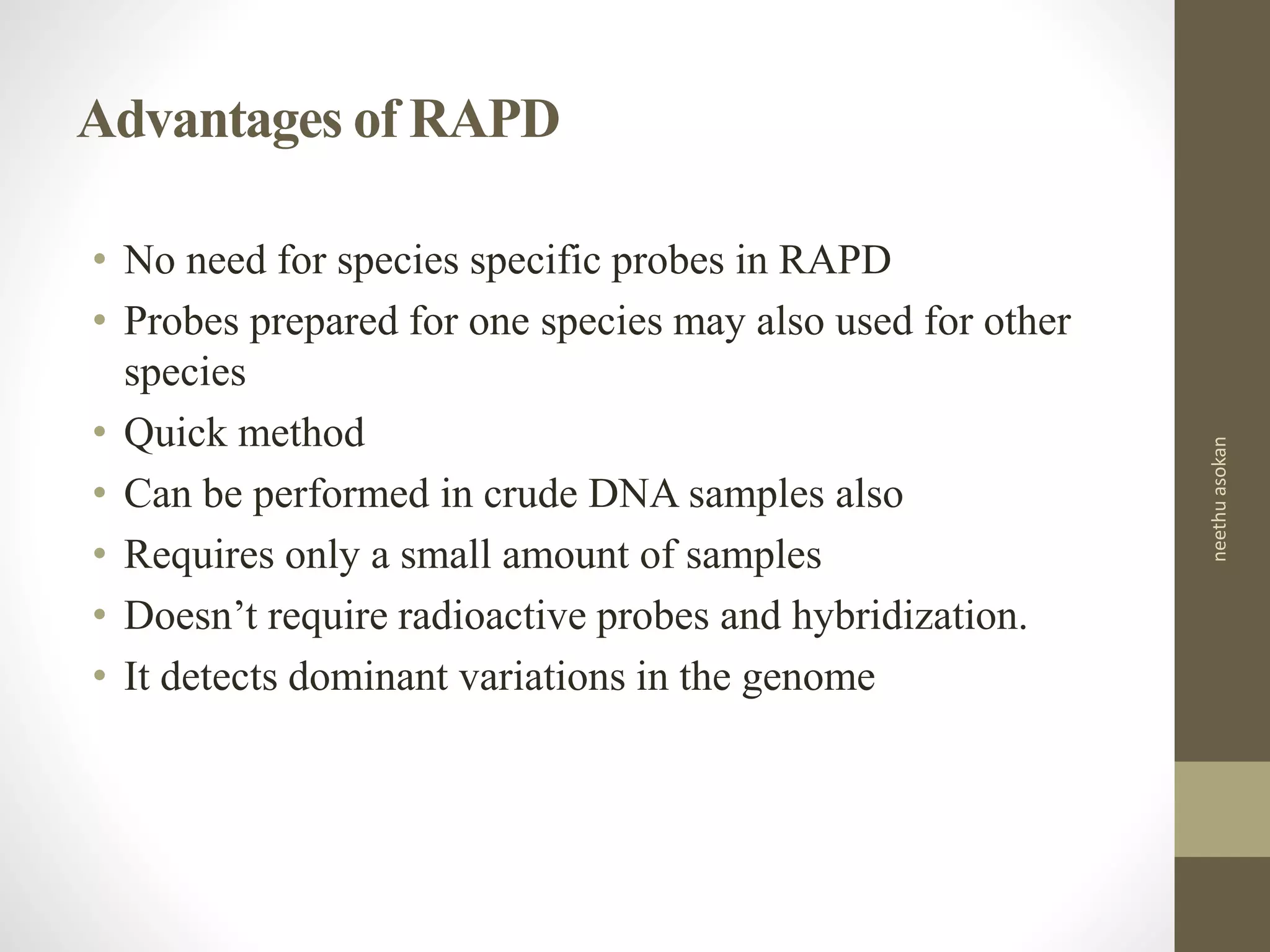 RAPD, RFLP | PPTX