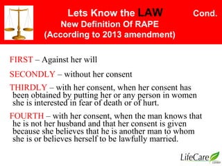 Rape victim examination . Dr. Sharda Jain Lifecare Centre | PPT