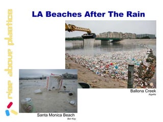 LA Beaches After The RainBallona CreekAlgalitaSanta Monica Beach Ben Kay