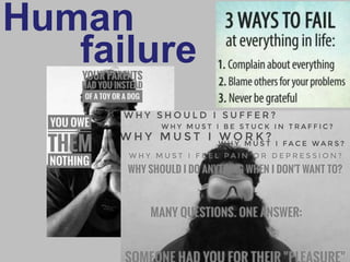 Human
failure
 