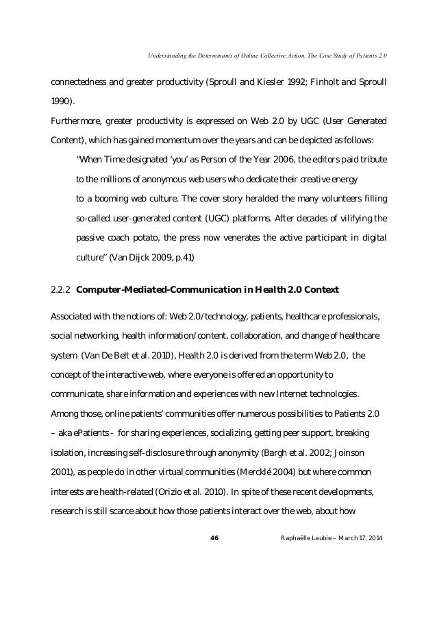 Dissertation on web 2 marketing dauphine