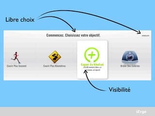 iErgo
Libre choix
Visibilité
 